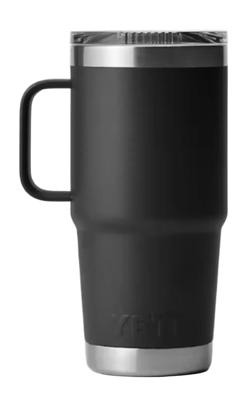 Yeti Rambler 20 oz Travel Mug with Stronghold Lid Black