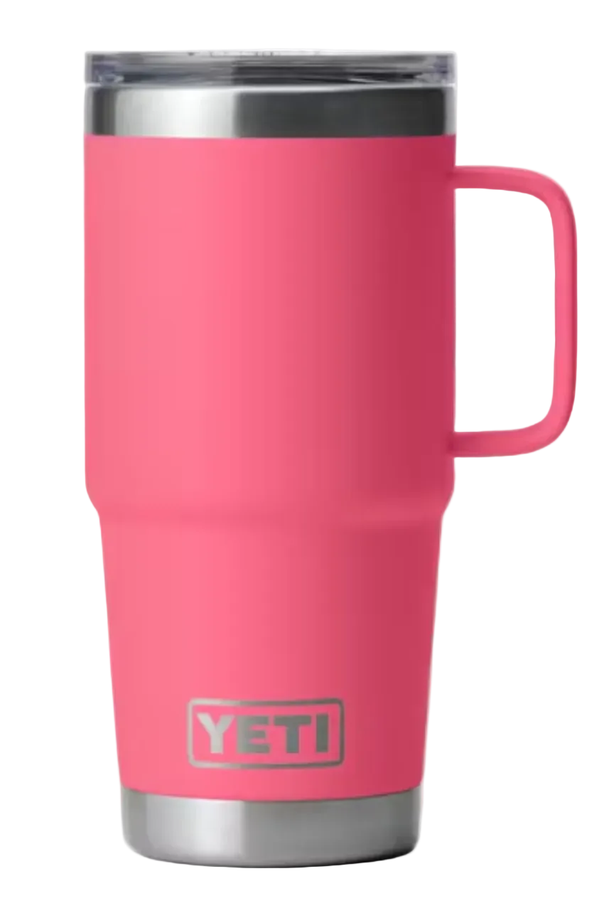 Yeti Rambler 20 oz Travel Mug with Stronghold Lid Tropical Pink