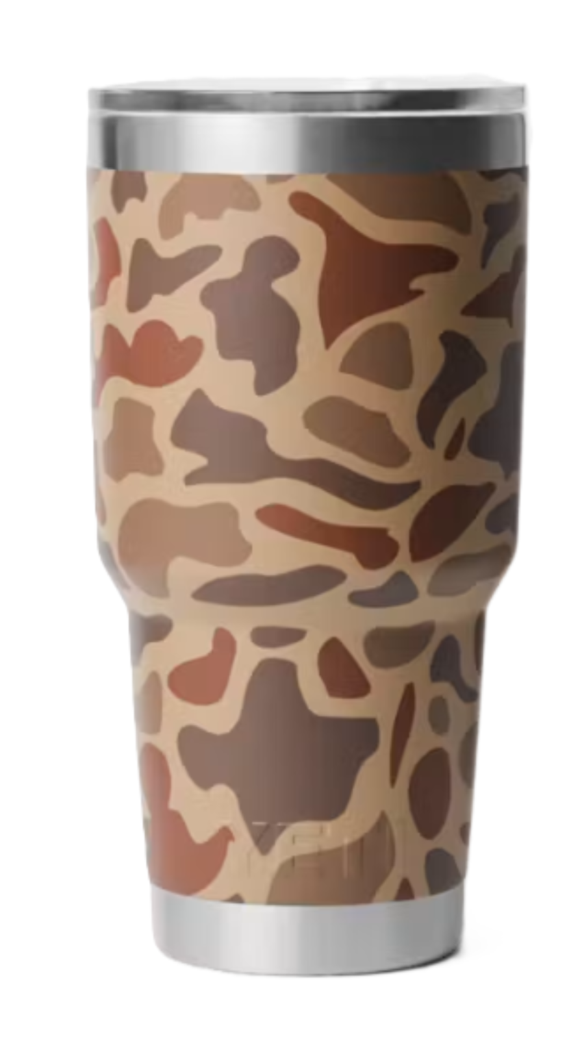 Yeti Rambler 30 oz Tumbler with Magslider Lid Wetlands Camo