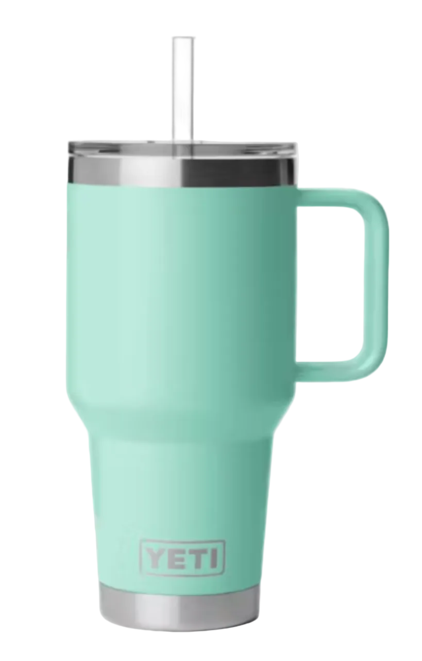 Yeti Rambler 35 oz Straw Mug with Straw Lid Seafoam