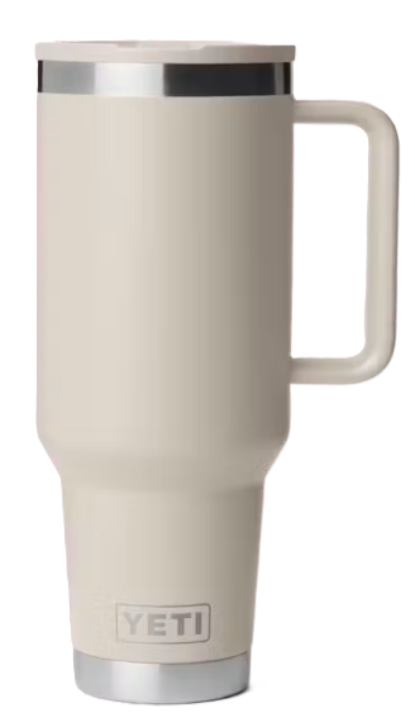 Yeti Rambler 40 oz Travel Straw Mug Cape Taupe
