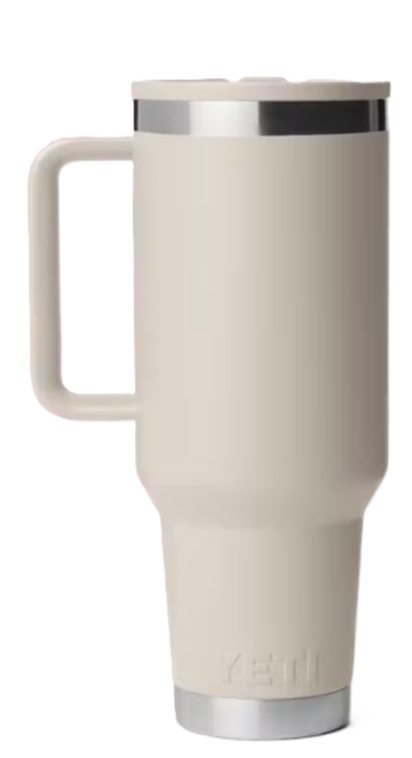 Yeti Rambler 40 oz Travel Straw Mug Cape Taupe
