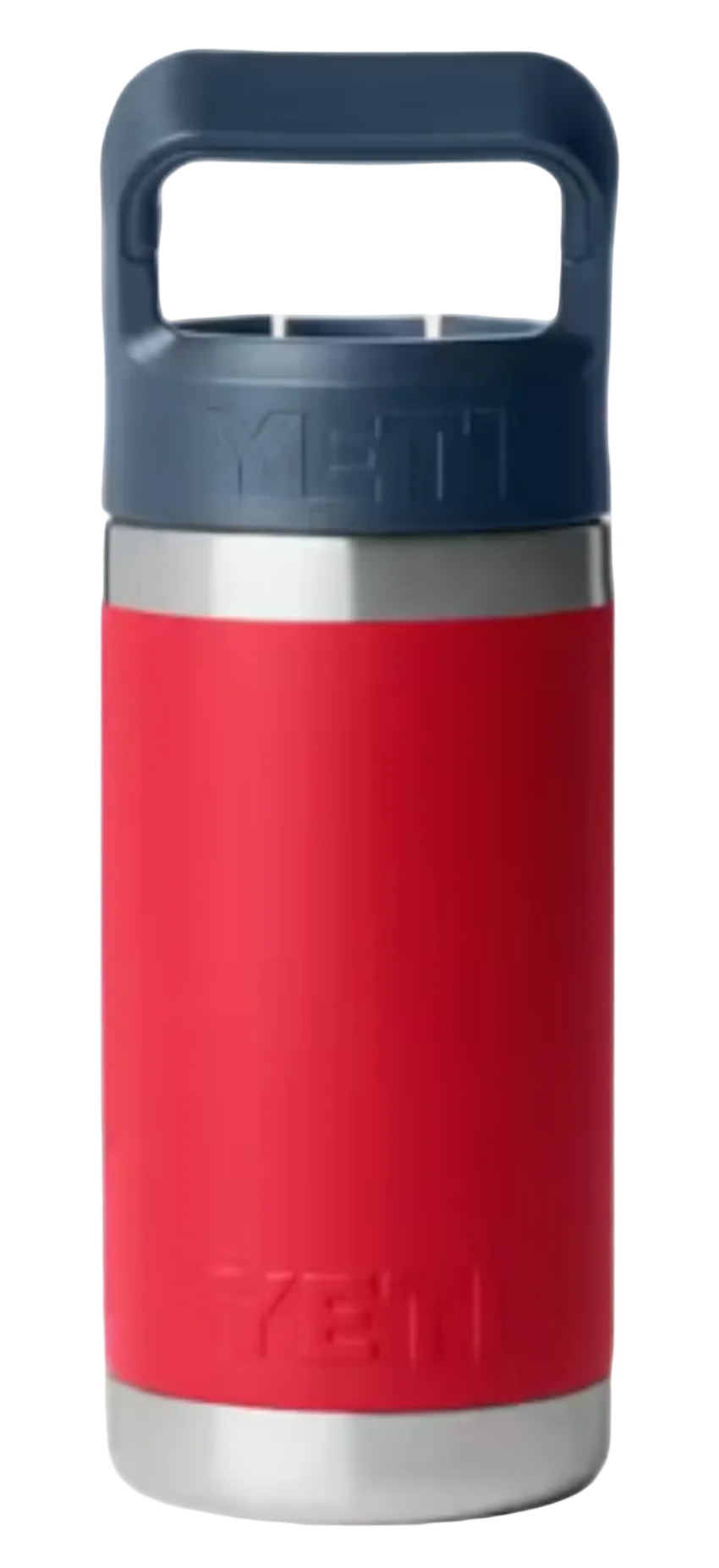 Yeti Rambler Jr. 12 oz Kids Water Bottle Red/Navy Badge