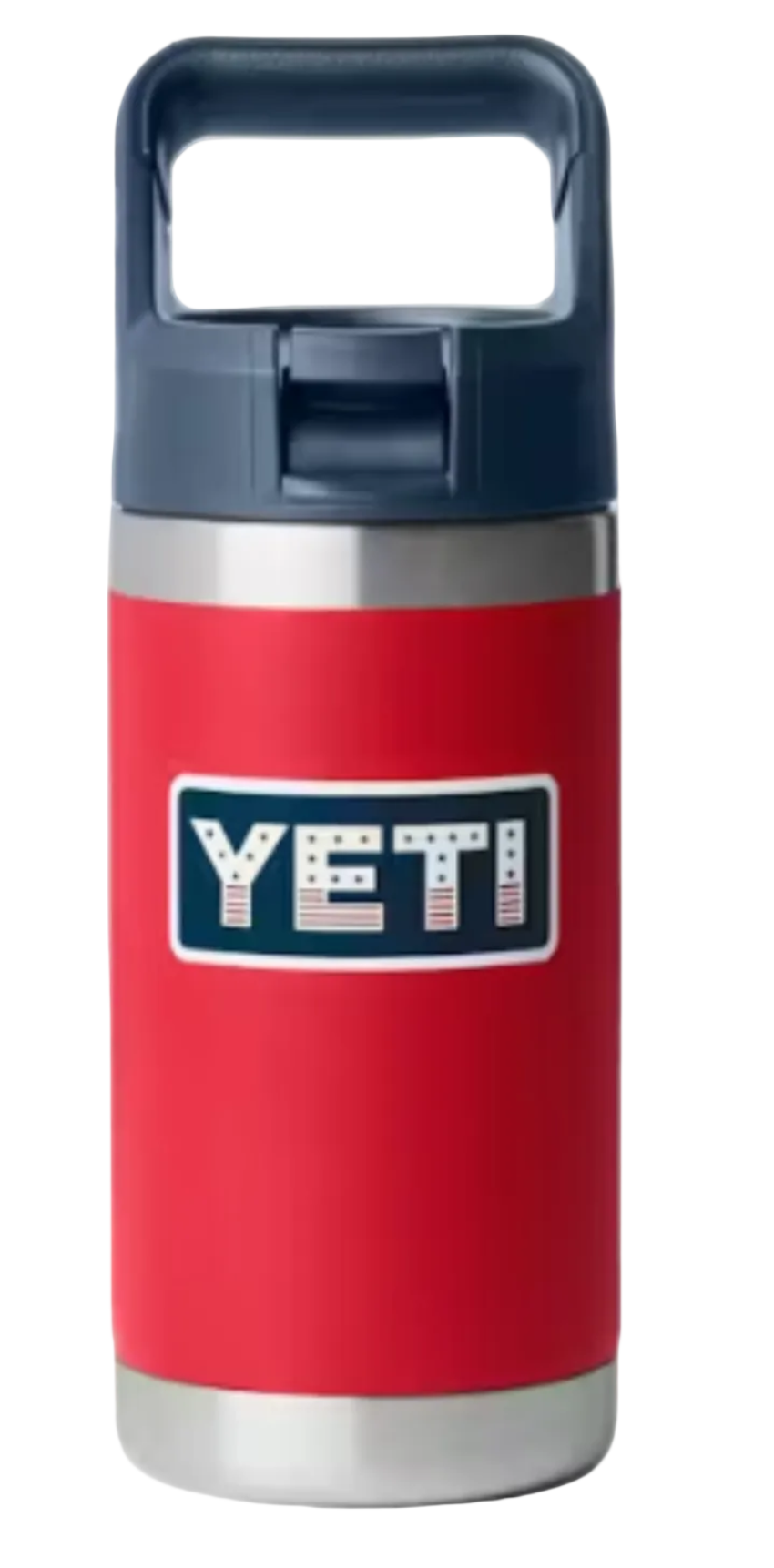 Yeti Rambler Jr. 12 oz Kids Water Bottle Red/Navy Badge