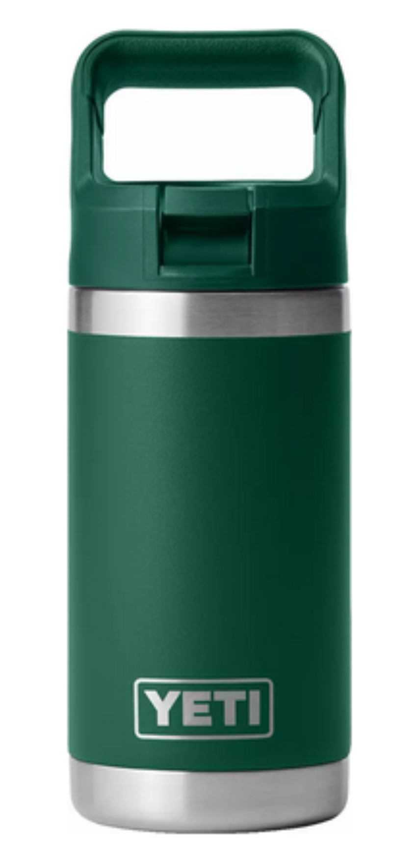 Yeti Rambler Jr 12 oz Kids Water Bottle Black Forest Green