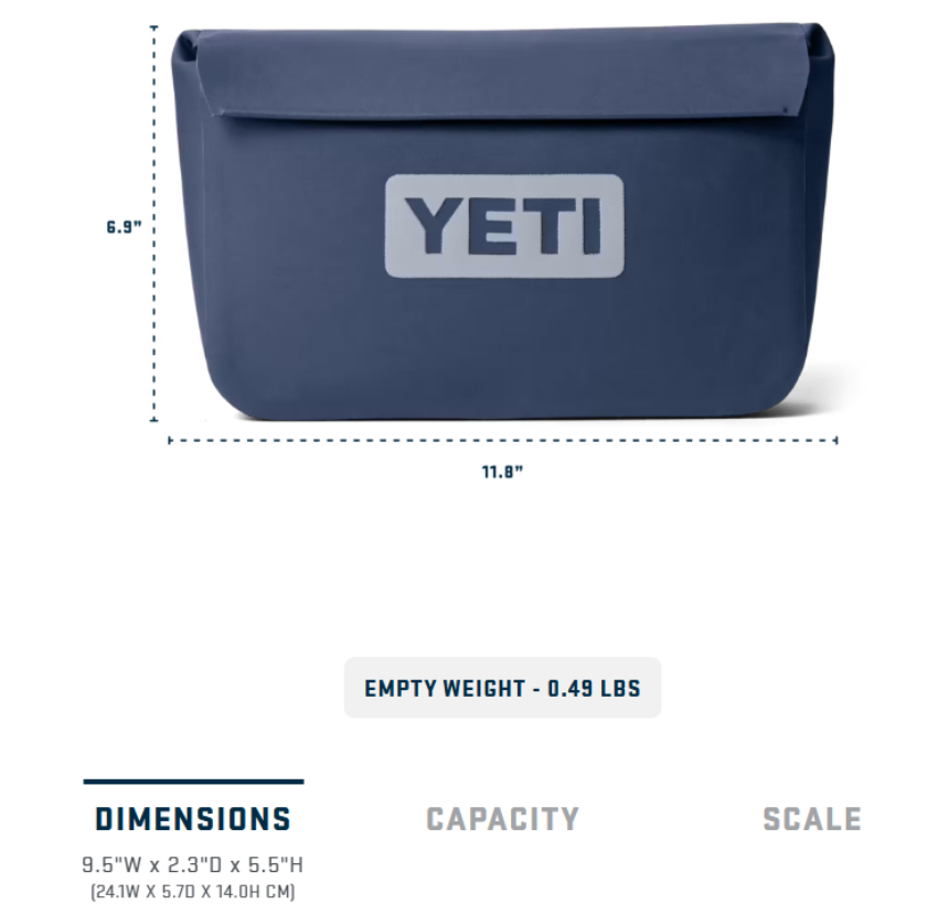 Yeti SideKick Dry 3L Waterproof Gear Case Aspen/Pampa/Wild Vine