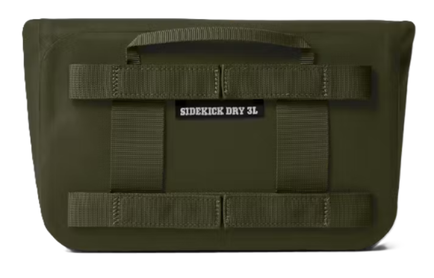 Yeti SideKick Dry 3L Waterproof Gear Case Olive/King Crab Orange