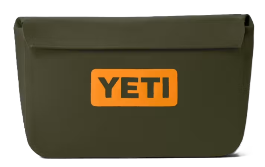 Yeti SideKick Dry 3L Waterproof Gear Case Olive/King Crab Orange