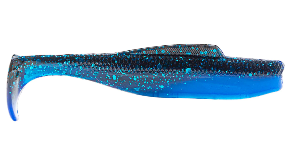 Z-Man DieZel MinnowZ 4" 5pk Black/Blue Laminate