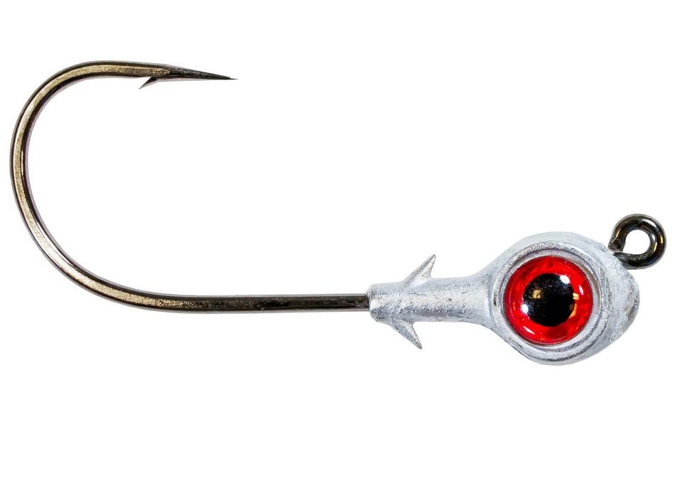 Z-Man Redfish Eye Jigheads 1/4 oz 3PK Red