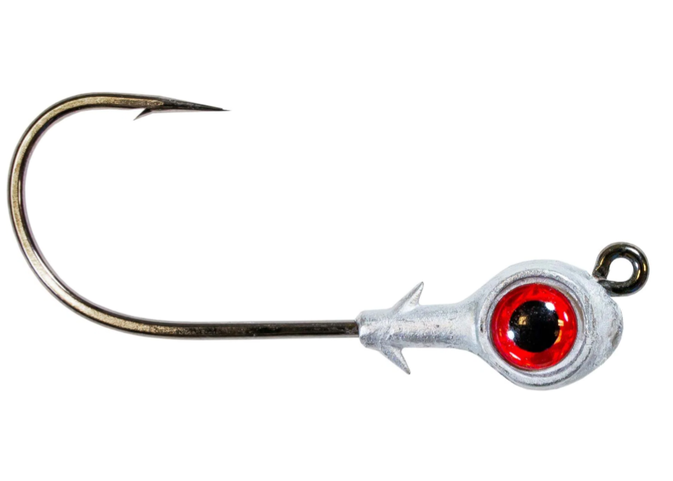 Z-Man Redfish Eye Jigheads 1/8oz 3pk Red