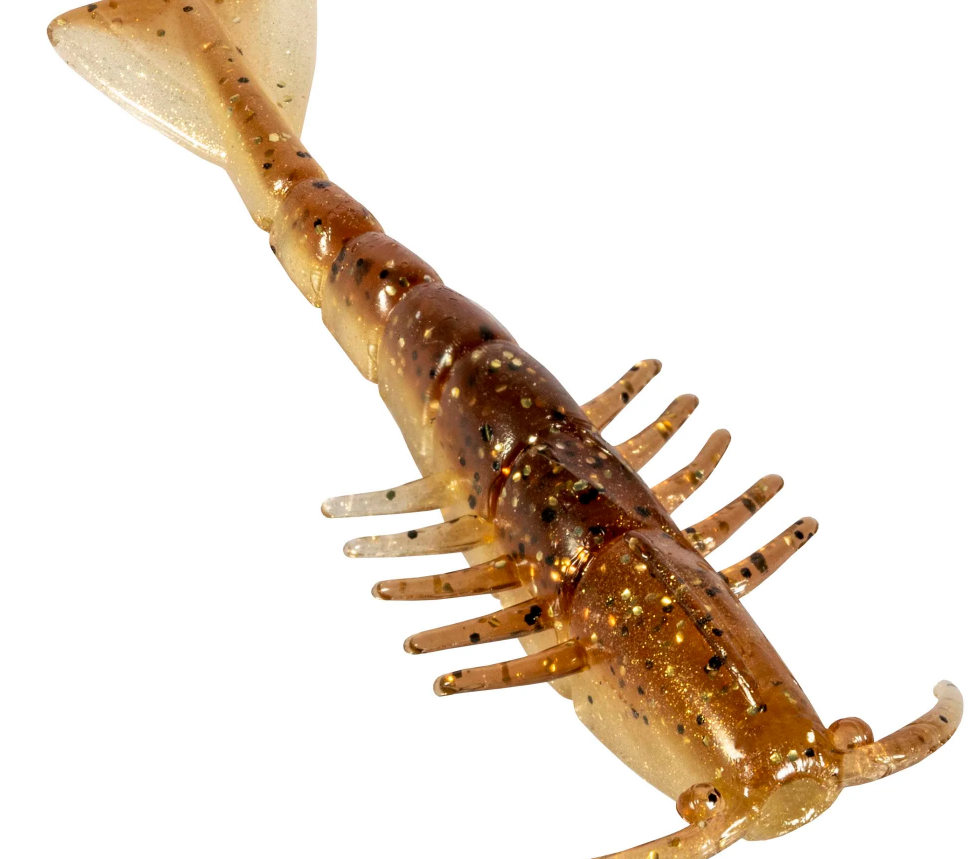 Z-Man Salty Ned ShrimpZ 2-1/2" 6pk RootbeerGold
