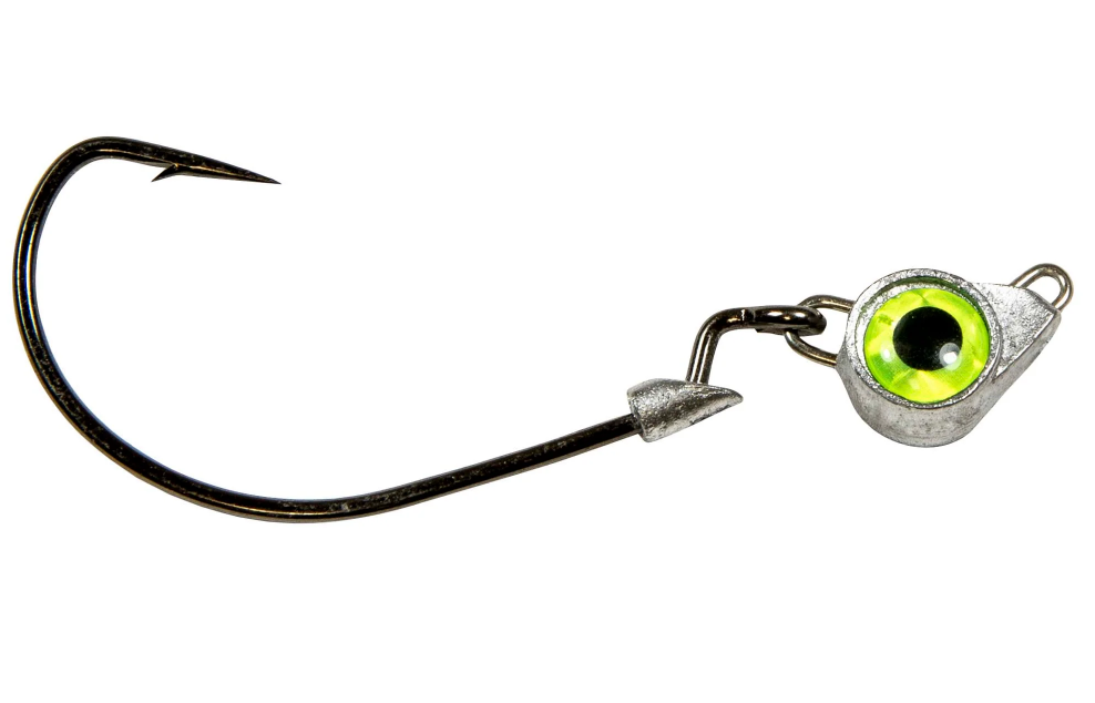 Z-Man Texas Eye Jigheads 3/16 oz 3pk Chartreuse