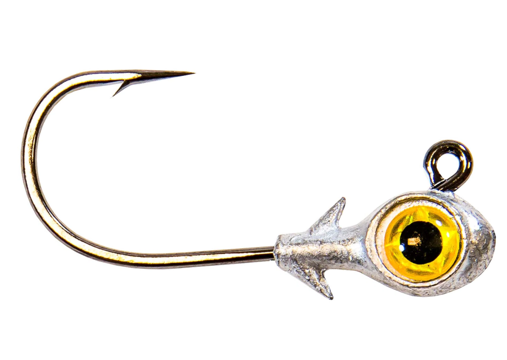 Z-Man Trout Eye Finess JIgheads 1/8 oz 3pk Gold