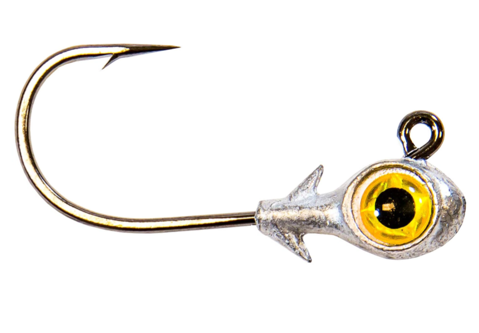 Z-Man Trout Eye Finesse Jigheads 3/16 oz 3pk Gold