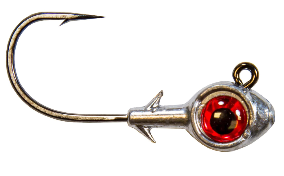 Z-Man Trout Eye Jigheads 3/16 oz 3pk Red