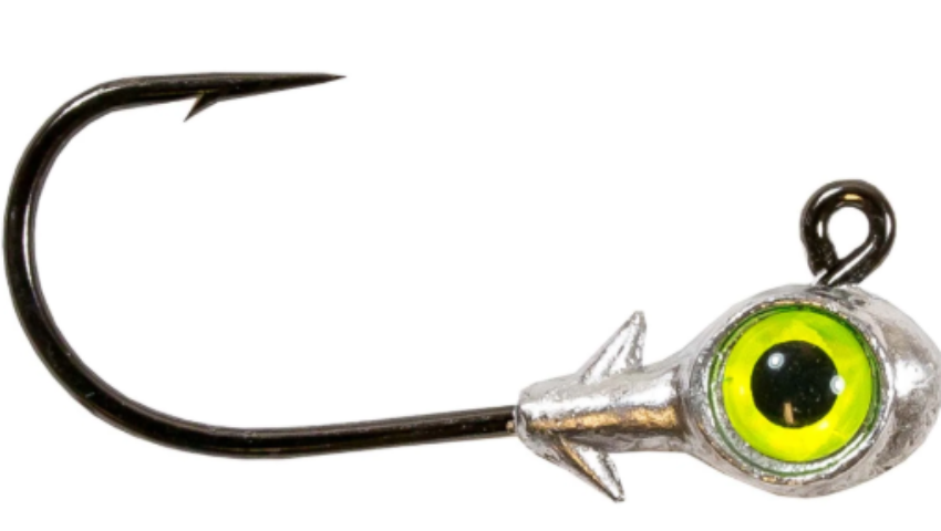 Z-man Trout Eye Jigheads 1/8 oz 3pk Chartreuse