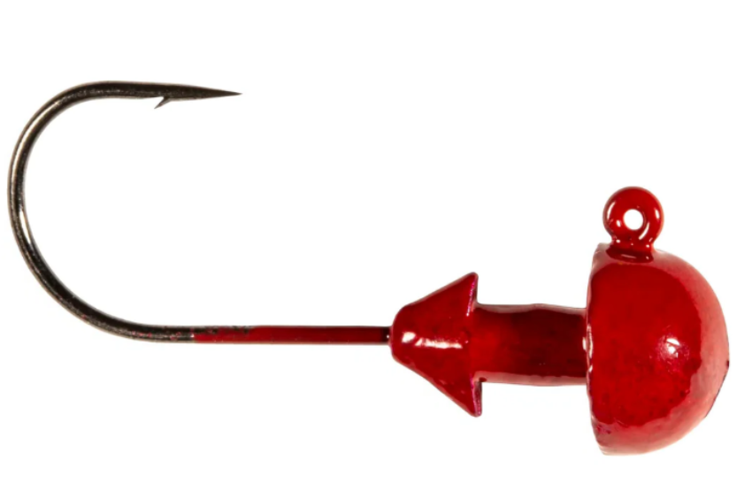 Z Man OG Mushroom Jighead 1/16 oz 4pk Red