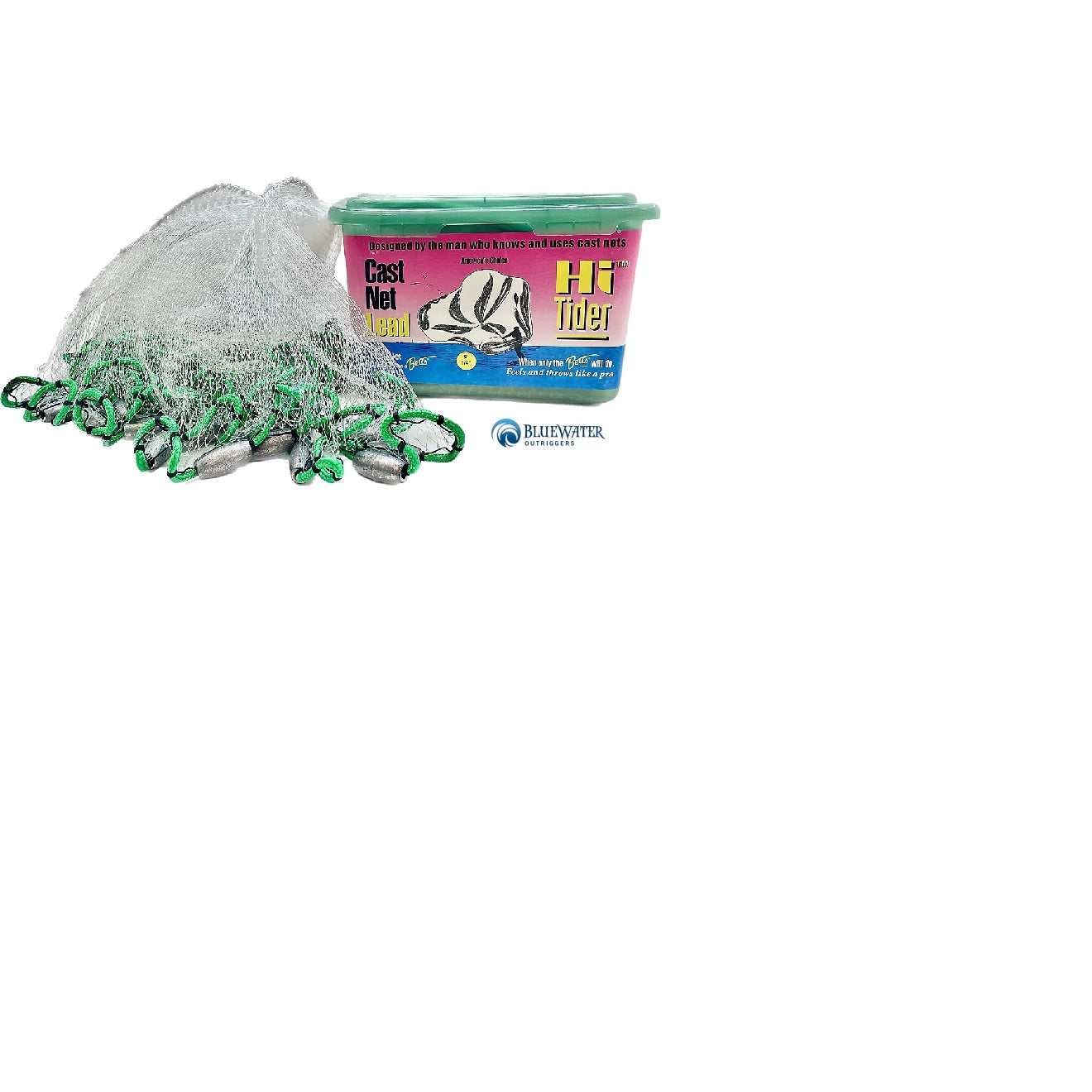 Betts HM-5 Hi Tider 5' 1/4" Mesh Mono Cast Net