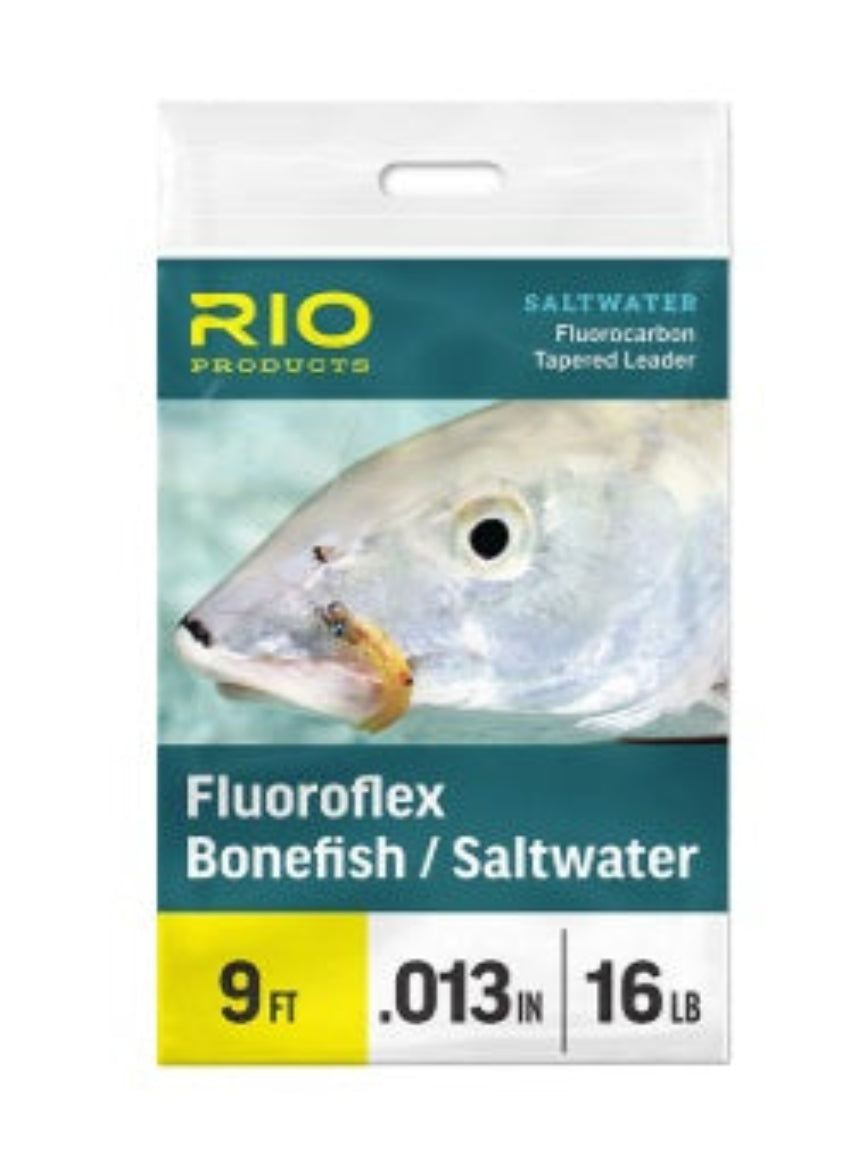 Rio Products Fluorocarbon Tapered Saltwater Leader 9FT 16LB 100% Fluorocarbon: 