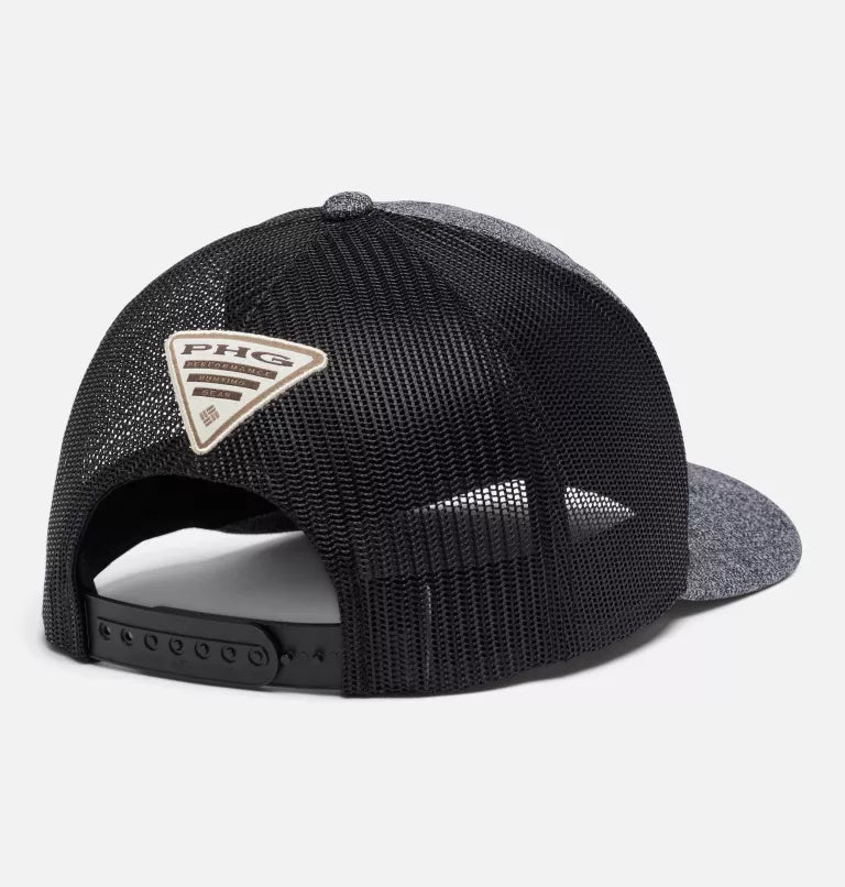 Columbia PFG Leather Fish Flag Mesh Hat