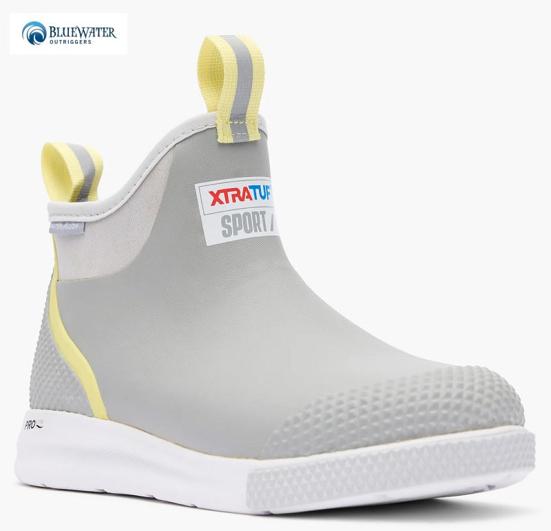 XTRATUF Women's 6" Ankle Deck Boot Sport (Grey)