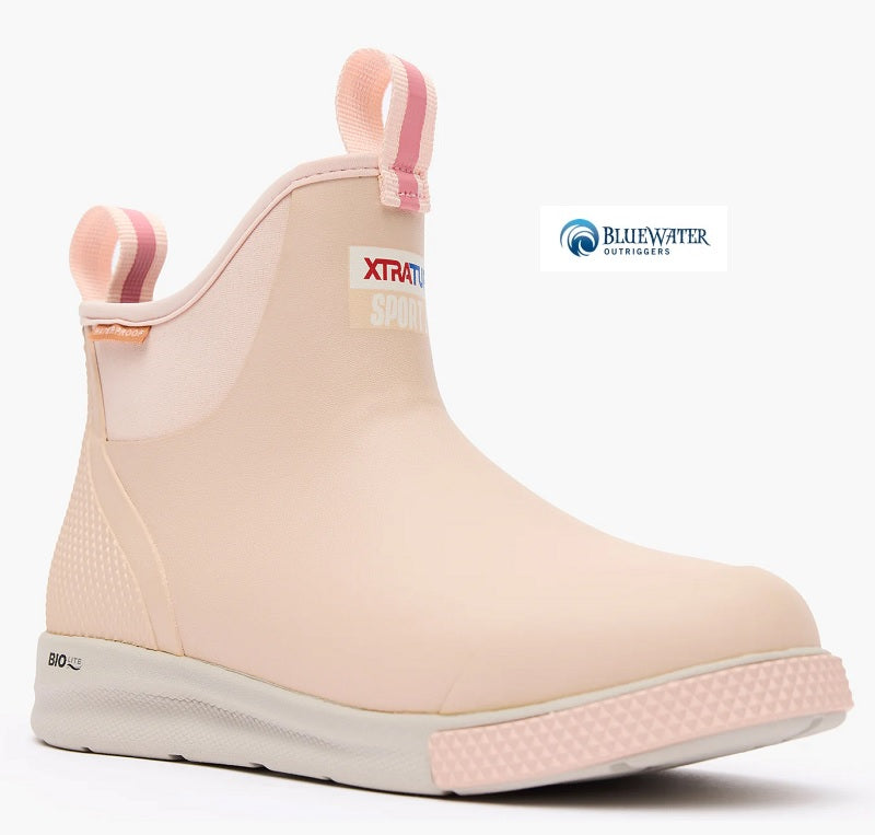 XTRATUF Women's 6" Ankle Deck Boot Sport (Blush Peach)