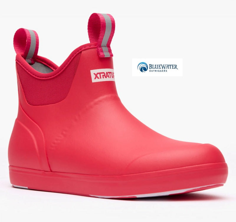 XTRATUF Women's 6" Ankle Deck Boot (Hot Pink)