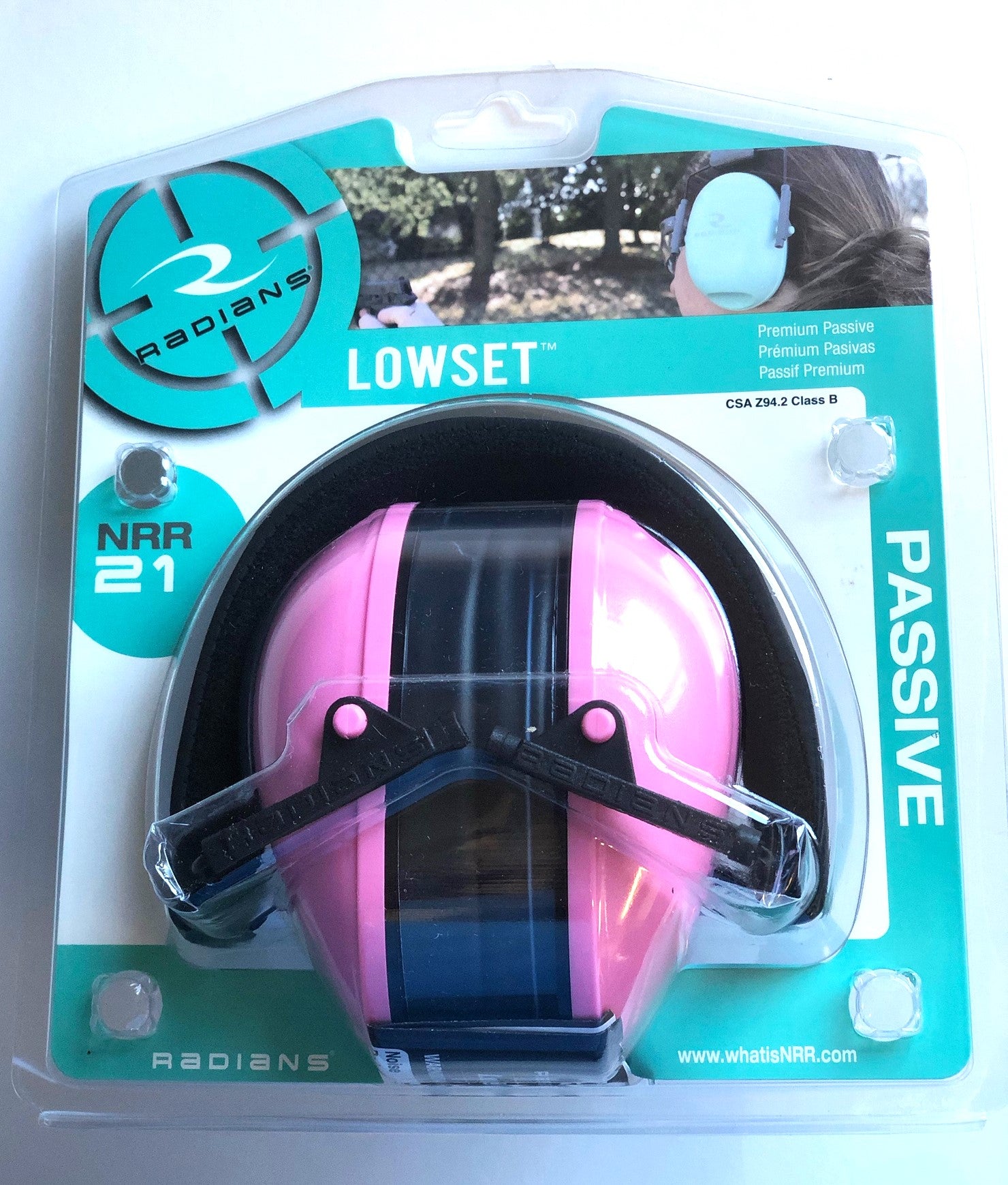 Radians Lowset Earmuff Pink 