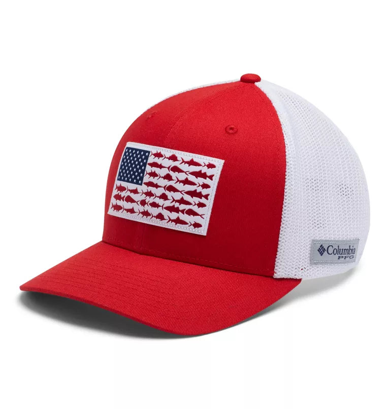 Columbia PFG Fish Flag Mesh Hat