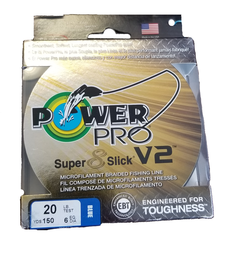 Power Pro Super 8 Slick V2 Blue 20 lb