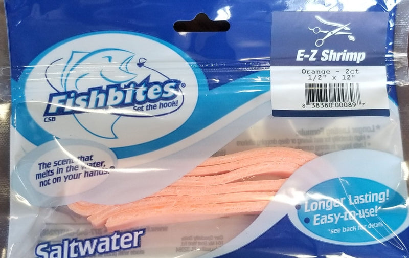 Fishbites E-Z Shrimp - Longer Lasting (Orange)