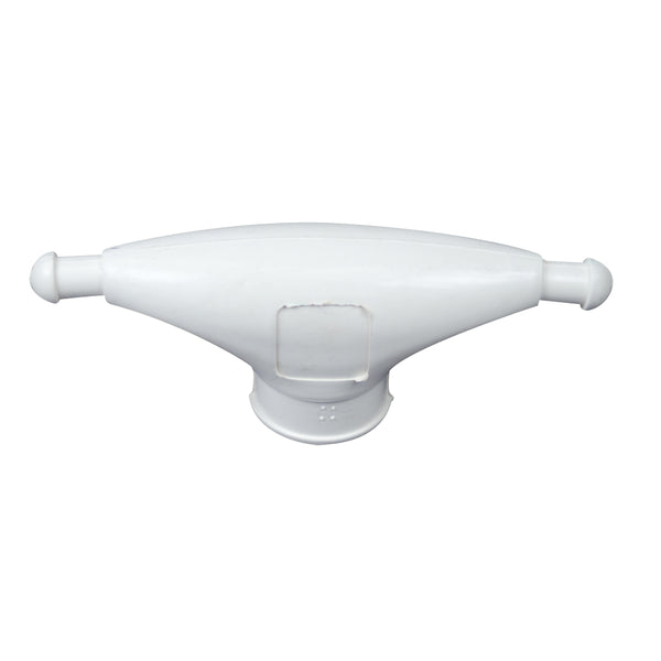 Whitecap Rubber Spreader Boot - Pair - Large - White [S-9200P]