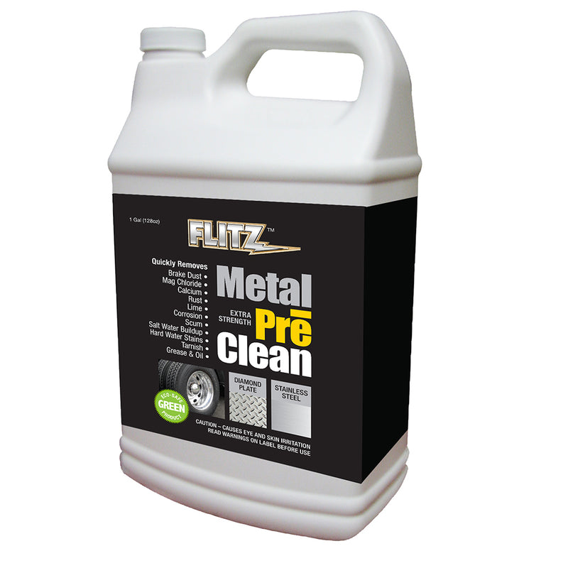 Flitz Metal PreClean  All Metals Including Stainless Steel  Gallon Refill AL 01710