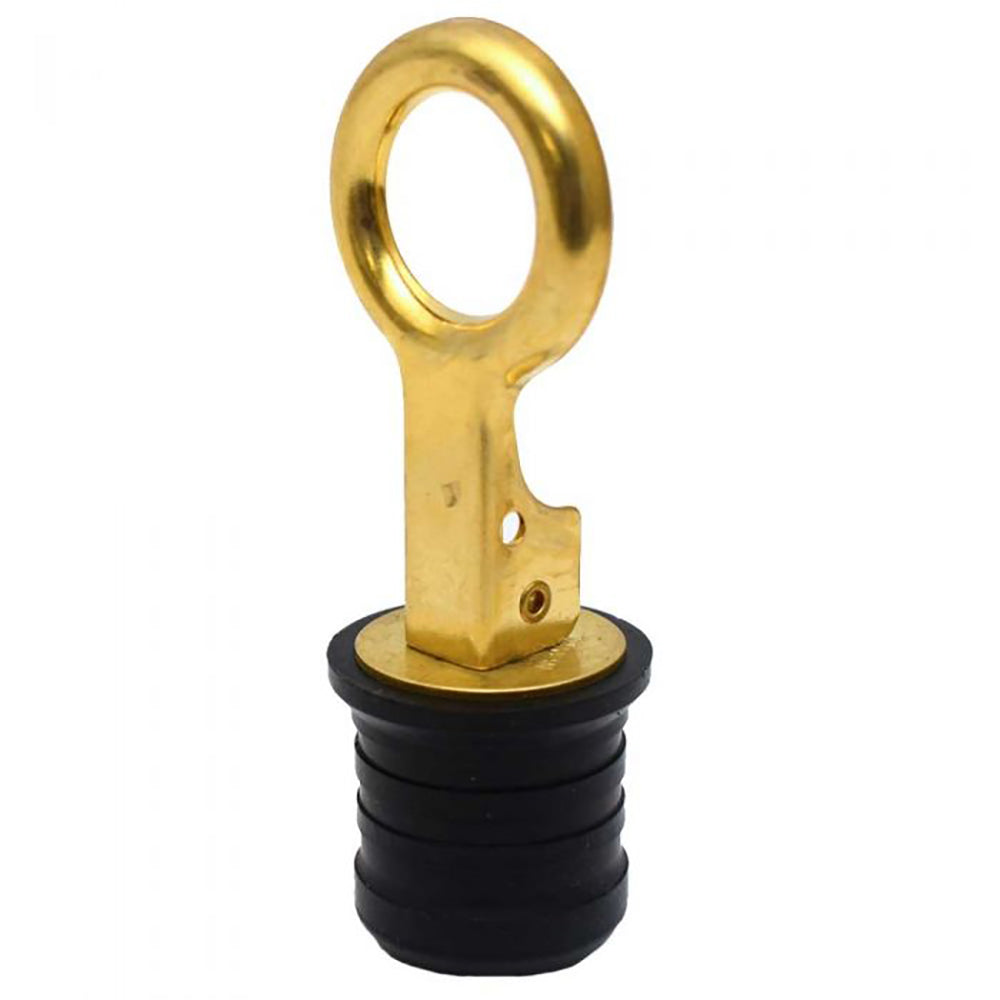 SeaDog Brass Snap Handle Drain Plug 