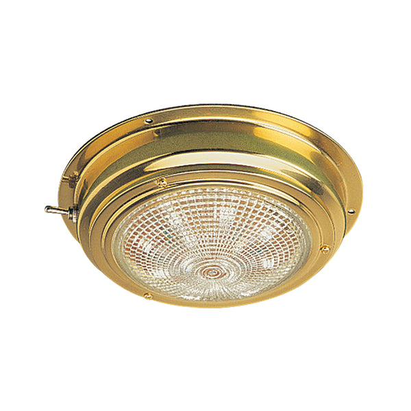 Sea-Dog Brass LED Dome Light - 5" Lens [400208-1]