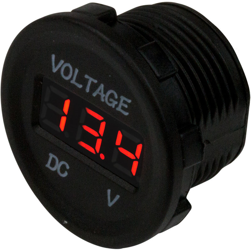 Sea-Dog Round Voltage Meter - 6V-30V [421615-1]