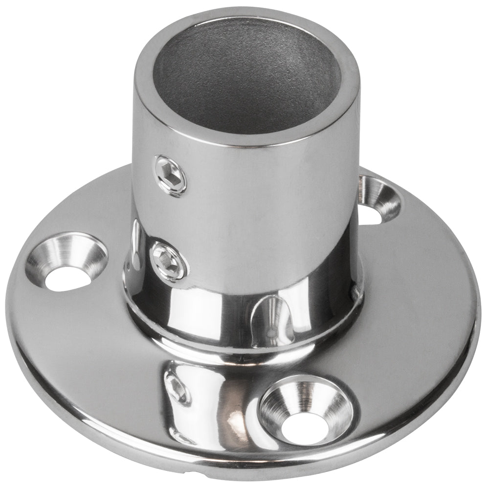 SeaDog Rail Base Fitting 234 Round Base 90 316 Stainless Steel 