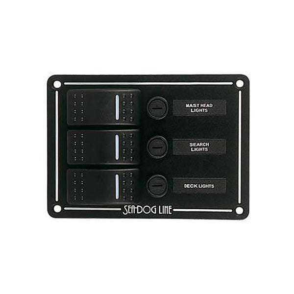 Sea-Dog Switch Panel 3 Circuit [425130-3]