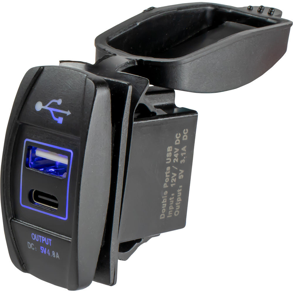Rocker Switch Style Power Socket