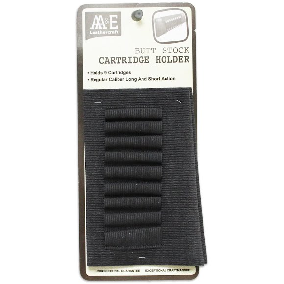 AA&E Leathercraft Butt Stock Cartridge Holder 8600240 010