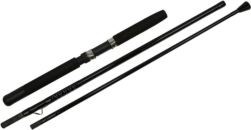 ahi 8 sabiki stick conventional baitcasting rod AHI USA 8' Sabiki Stick Boat Rod with Storage Bag