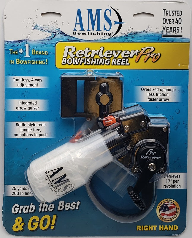 AMS Retriever Pro Bowfishing Reel (Right Hand) 610-12-RH