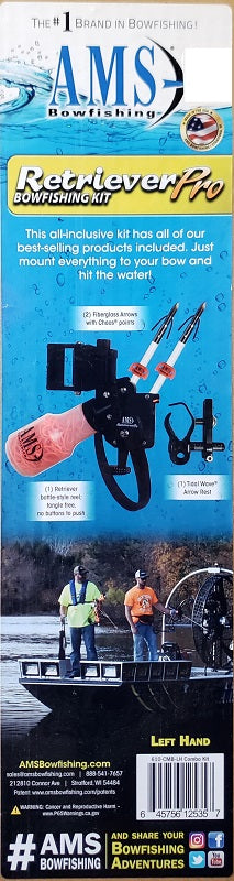 AMS Retriever Pro Bowfishing Kit (Left Hand) 610-CMB-LH