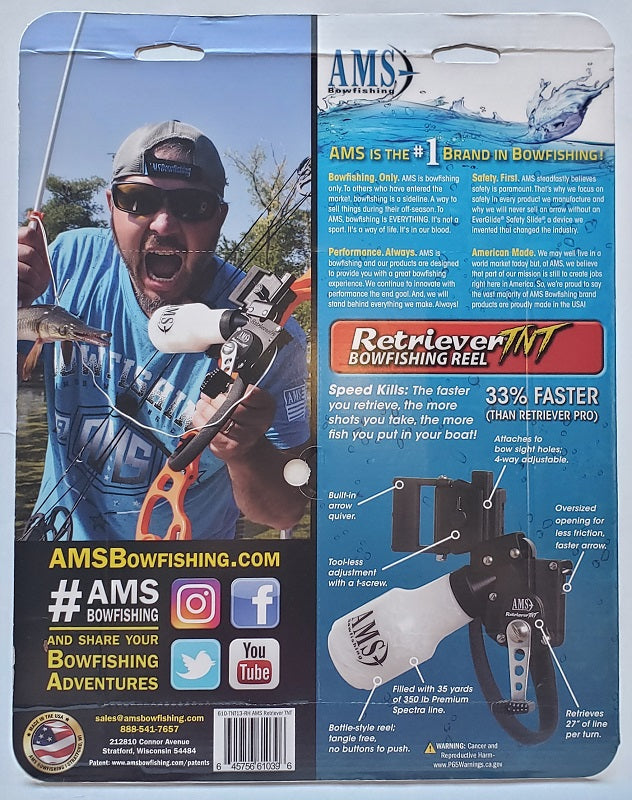 AMS Bowfishing Retriever TNT Reel