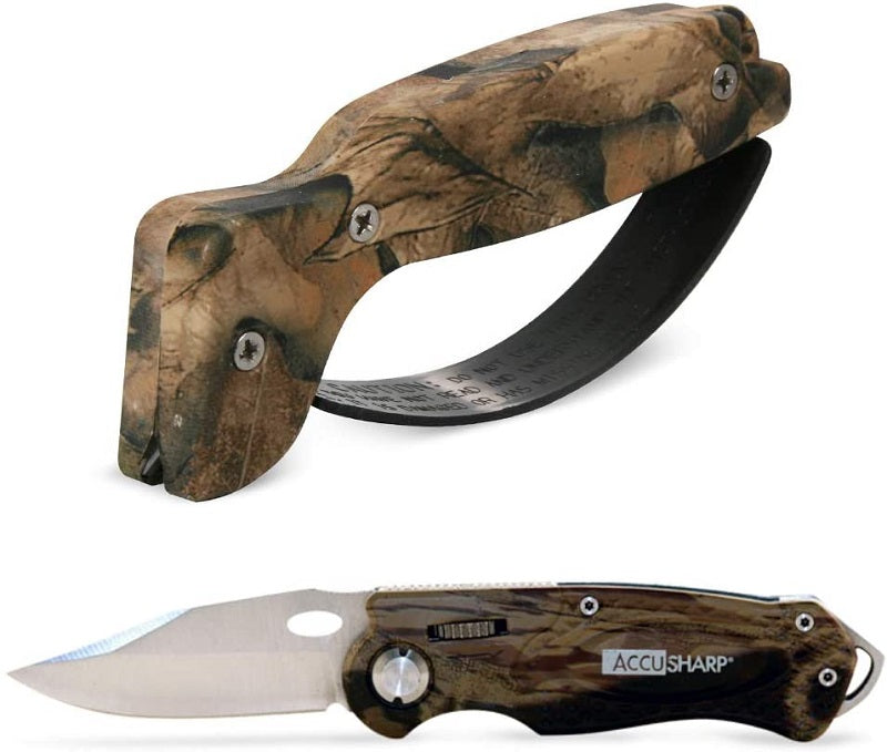 AccuSharp Knife and Tool Sharpener and Sport Knife Combo Pack