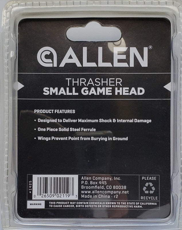 Allen 125 Grain Thrasher Small Game Head 1425