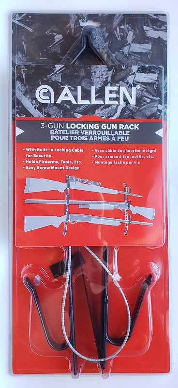 Allen 3-Gun Locking Gun Rack #18520