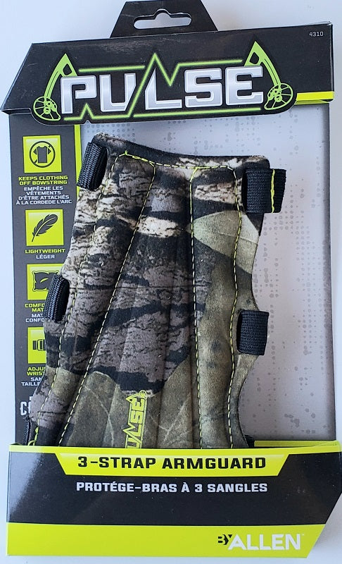 Allen Pulse 3-Strap Armguard Mossy Oak Break-Up Country 4310