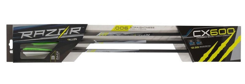 Allen Razor CX600 20in Crossbow Bolts 93120